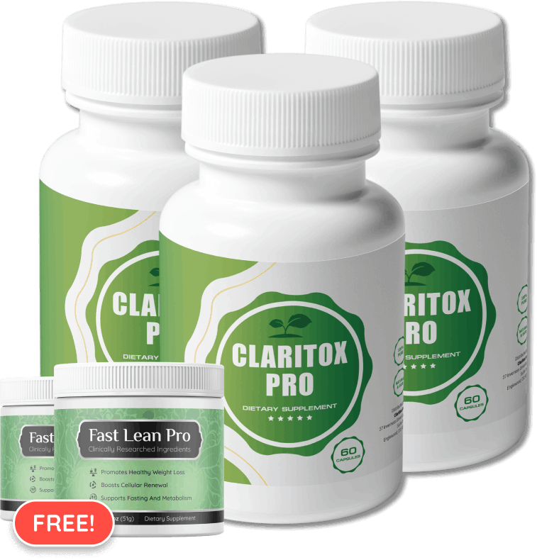 Claritox Pro 3 bottles with free gift for balance and dizziness